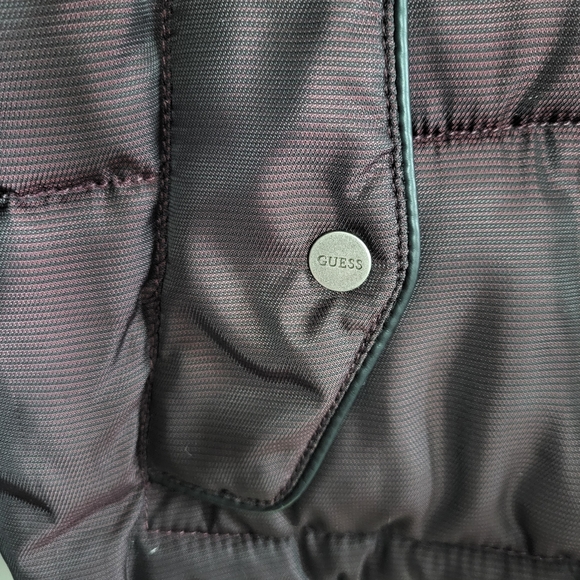 Guess Full Zip Puffer Jacket Coat - Picture 10 of 13